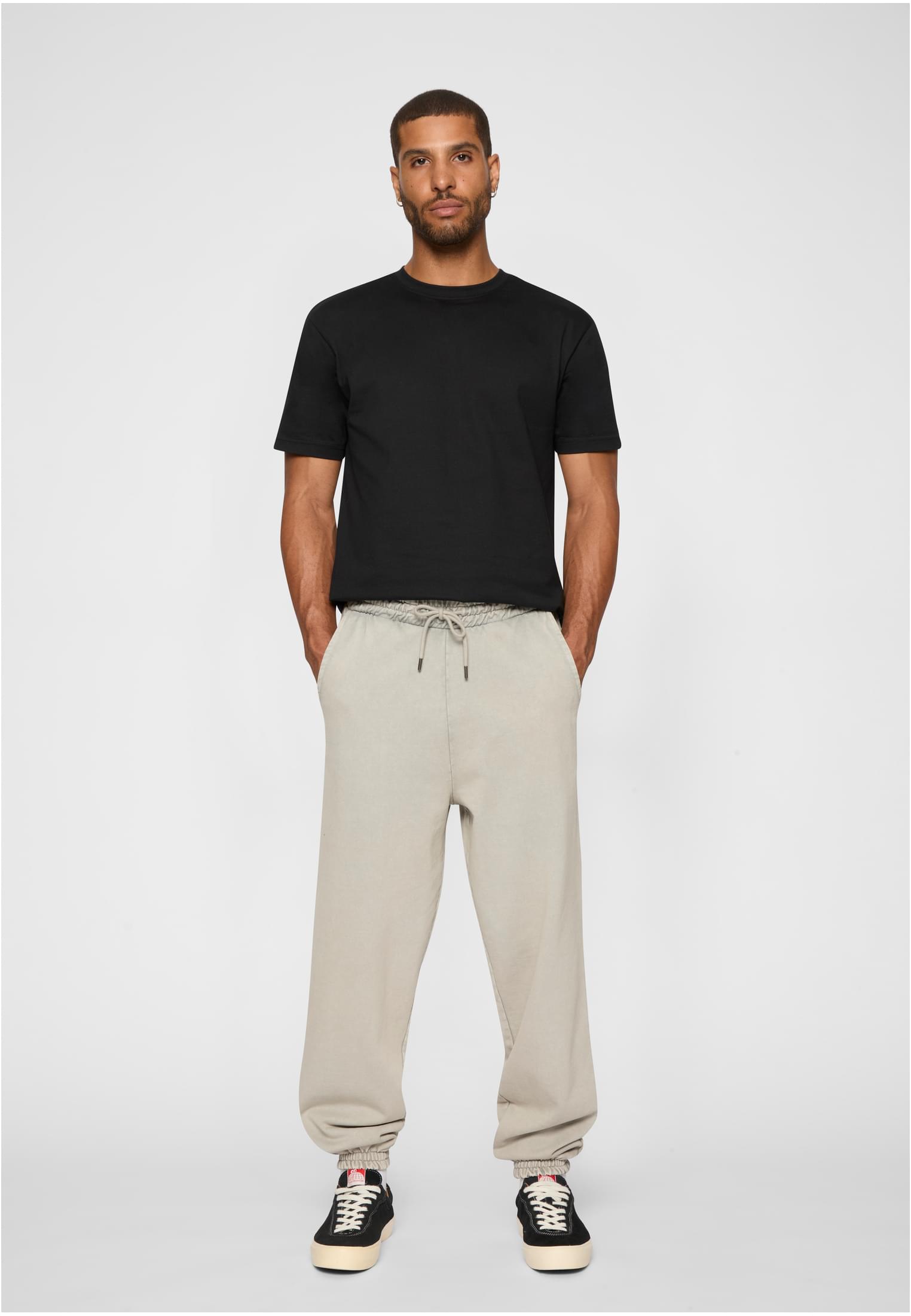 MJG Acid Wash Heavy Sweat Pants Wide Leg