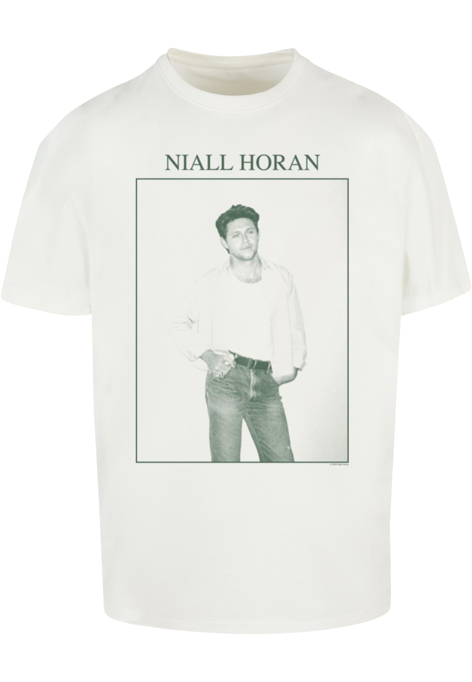 Niall Horan - Natürliches Foto, schweres Oversize-T-Shirt, bereit zum Färben, XXL