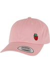Strawberry Cotton Twill Cap pinkki yksi koko