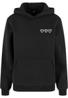 MT Three In A Row Ladies Fluffy Hoody
