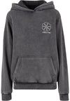 MT One Line Flowers Ladies Vintage Heavy Hoody