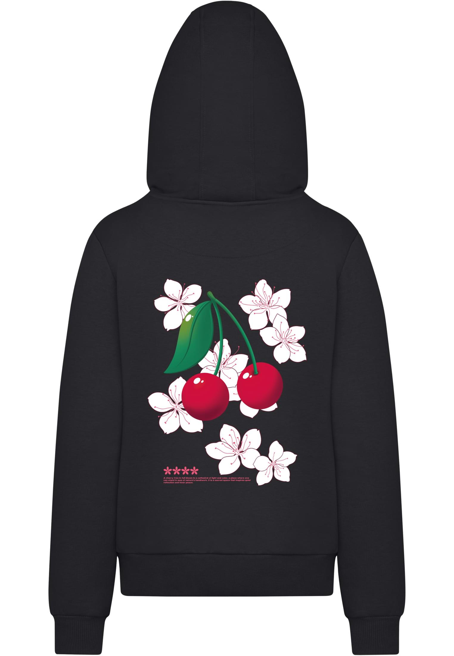 MT Cherry Blossom Ladies Fluffy Hoody