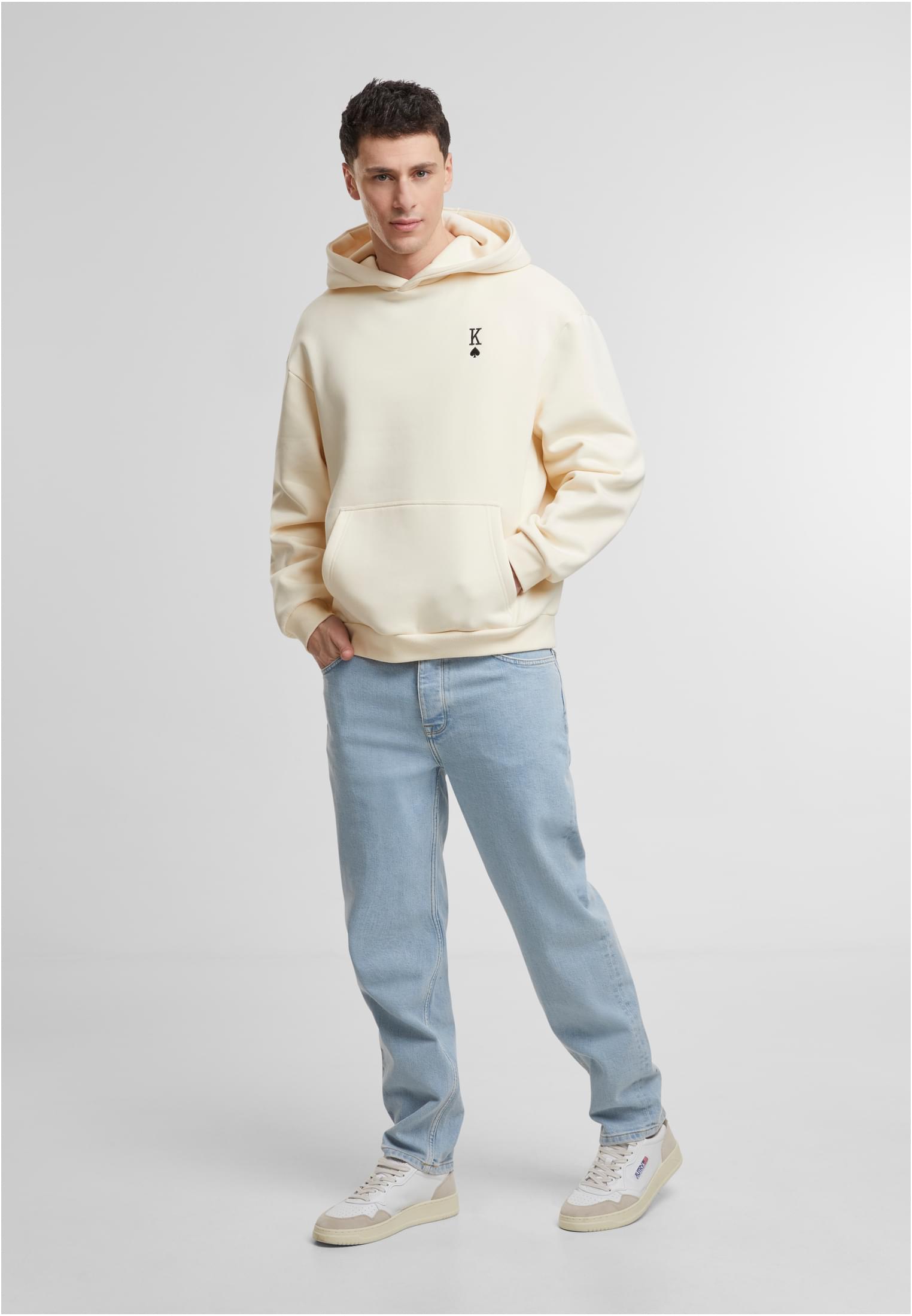 MT King Card EMB Fluffy hættetrøje