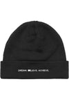 Gorro de malha grossa UC Dream Believe Achieve
