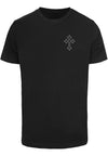 Memento Mori Oneline Cross Tee schwarz XXL