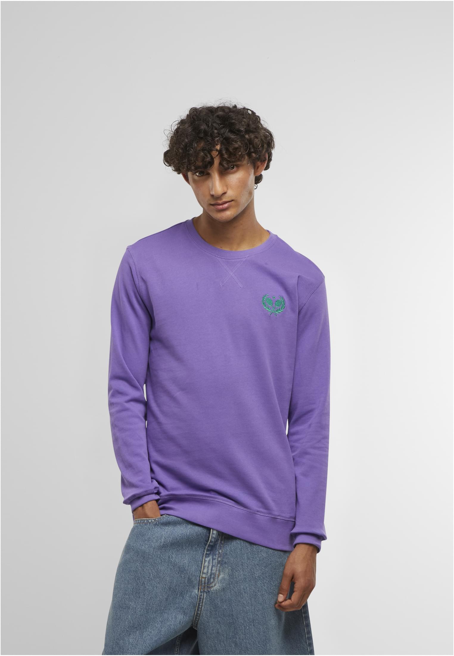MT Courtside Sports EMB Light Crew Sweatshirt