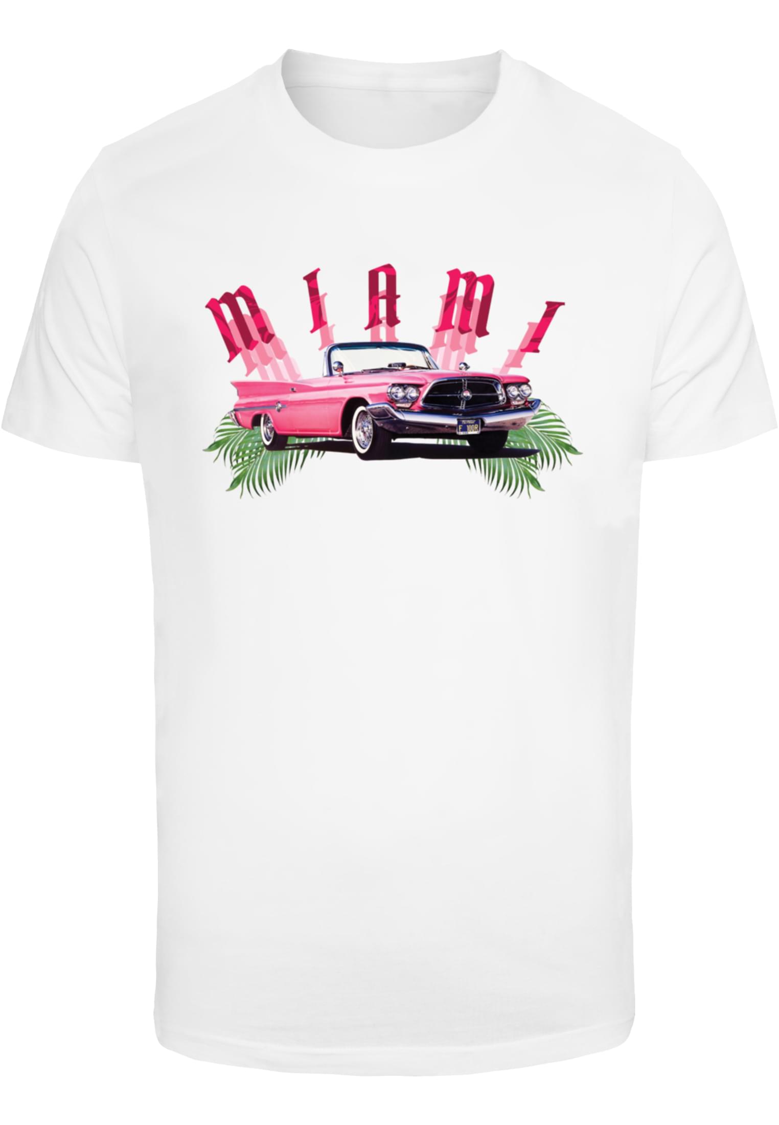 Miami Car Tee white XXL - workoutbrands.com