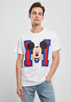 Mickey Mouse M Face bílá XXL