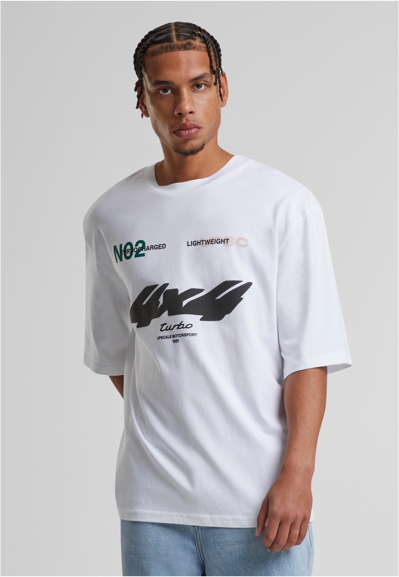 Motorsport Heavy Oversize Sleeve Tee balticblue XXL - workoutbrands.com