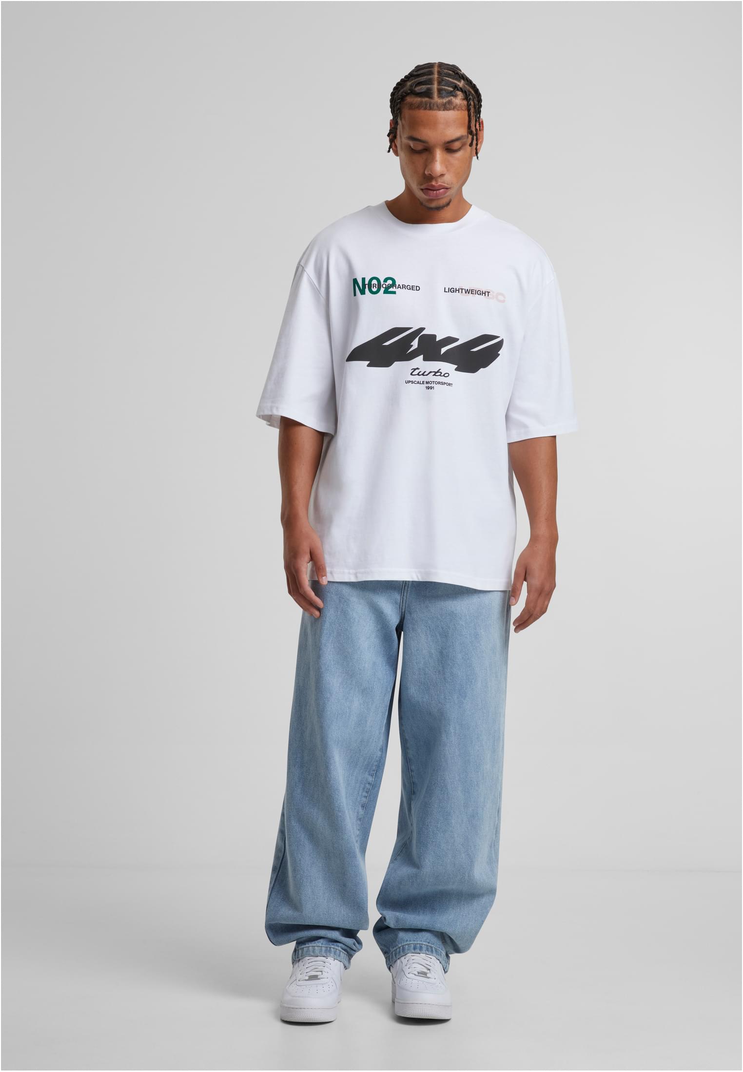 Motorsport Heavy Oversize Sleeve Tee balticblue XXL - workoutbrands.com