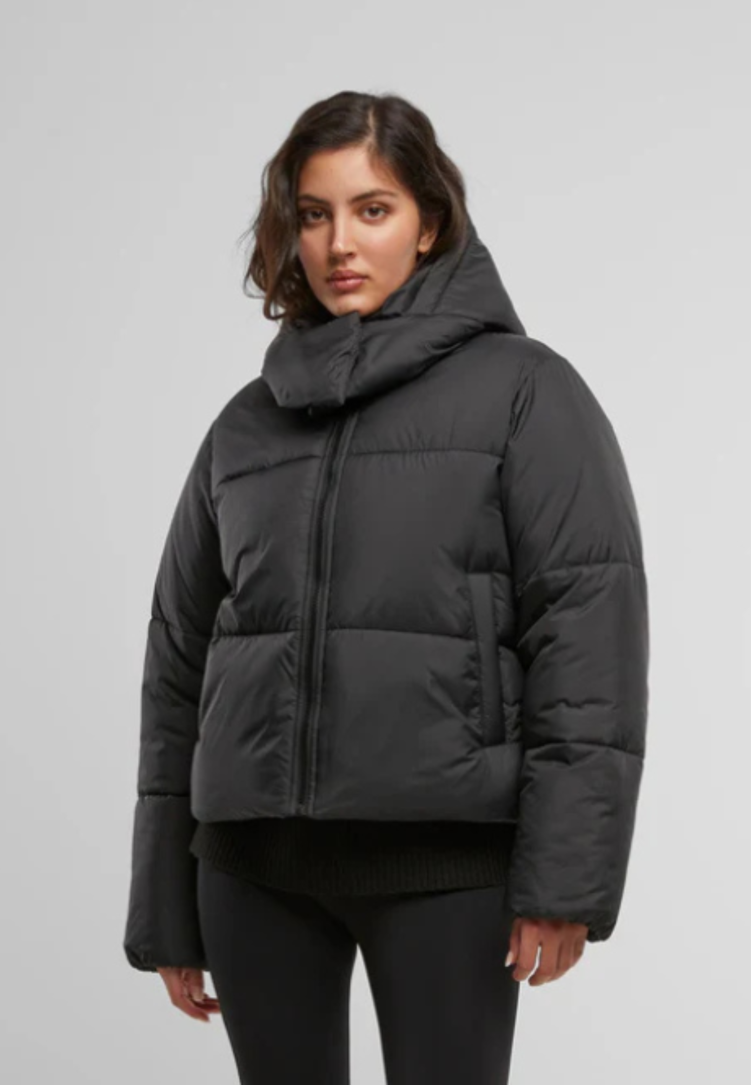 UC Hooded Collar Puffer Jacket