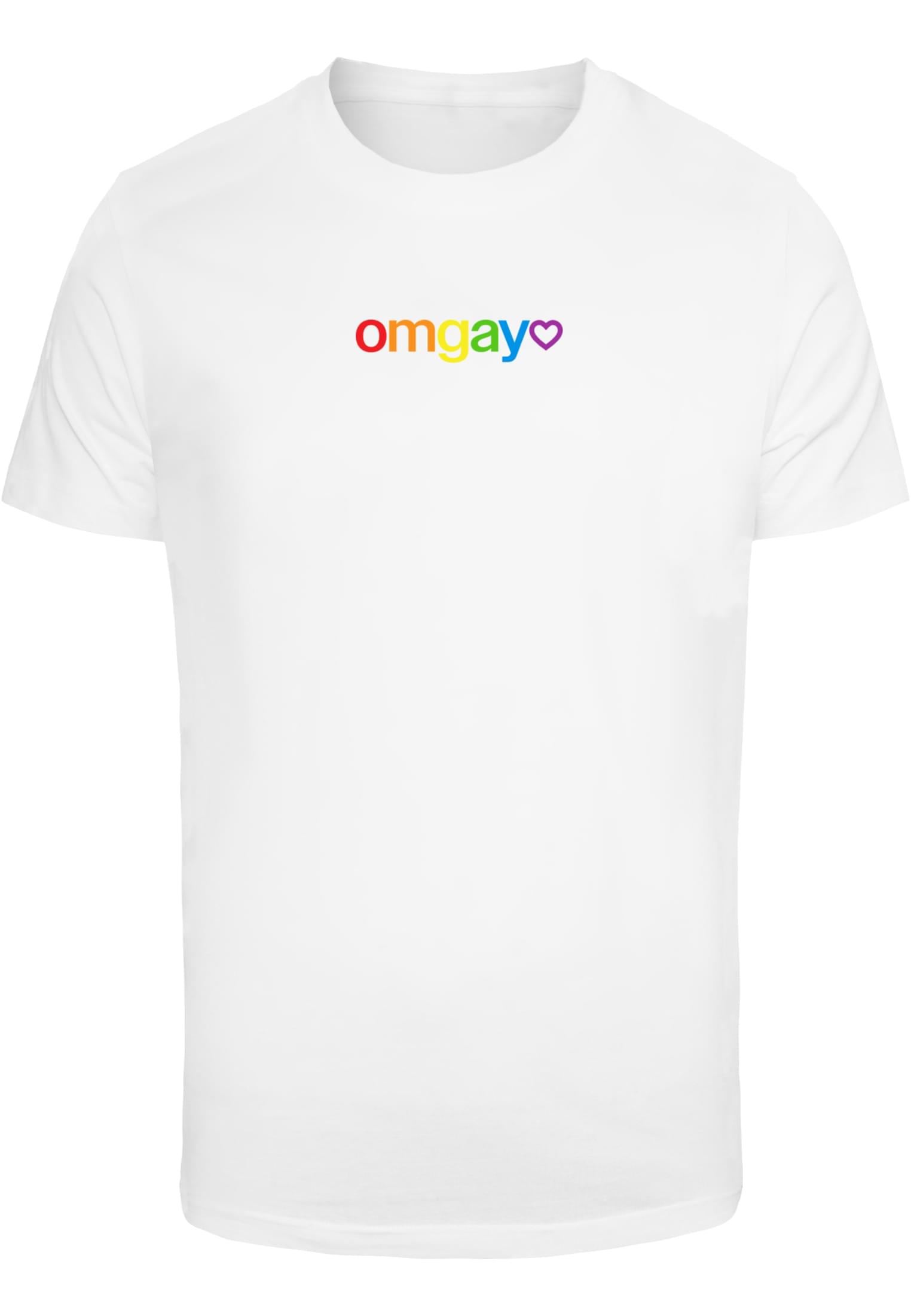 OMGay Rainbow Pride Tee white XXL - workoutbrands.com