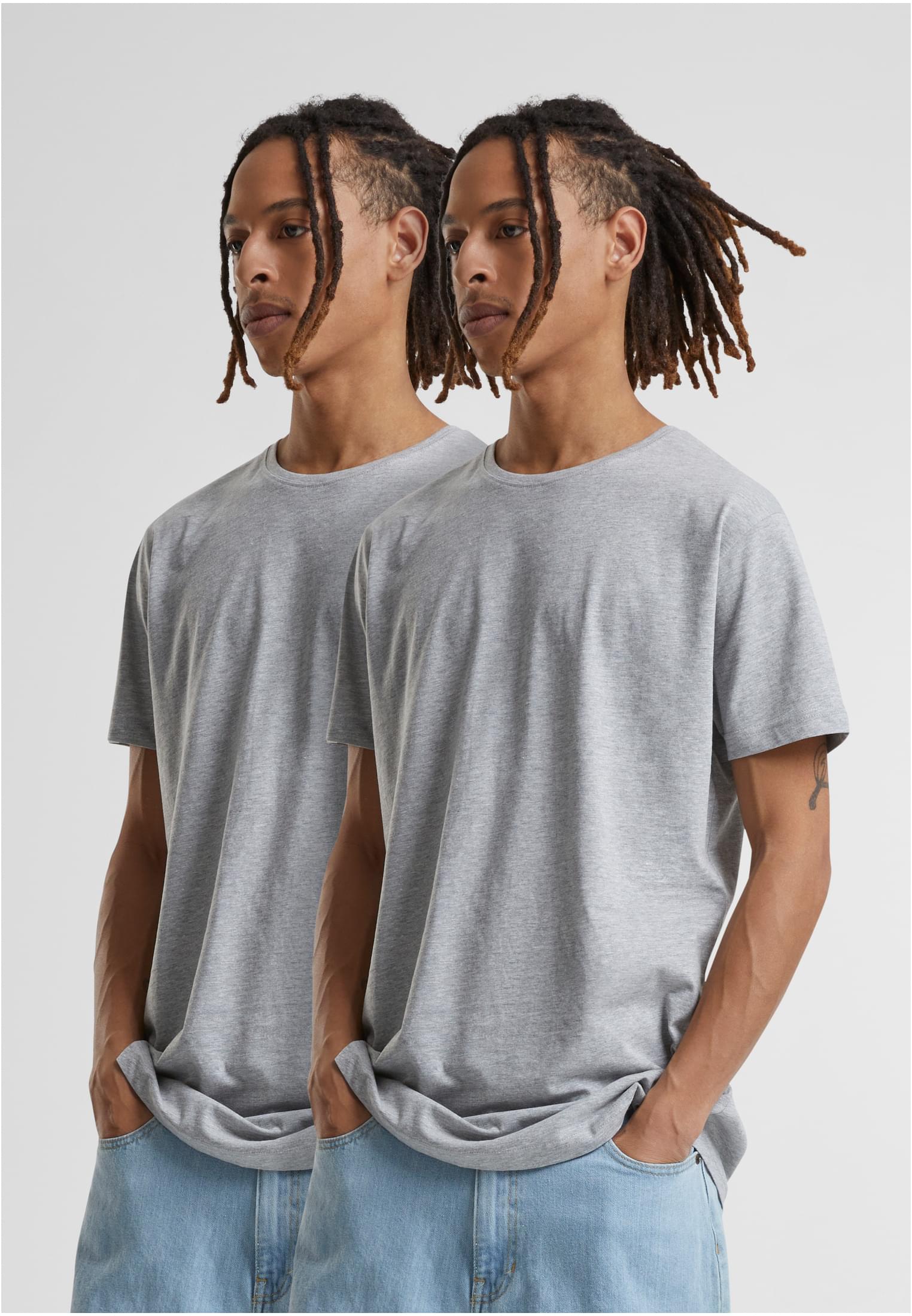 UC Pre-Pack Shaped Long Tee 2-Pack