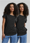 Camiseta de hombros extendidos para damas UC Pre-Pack