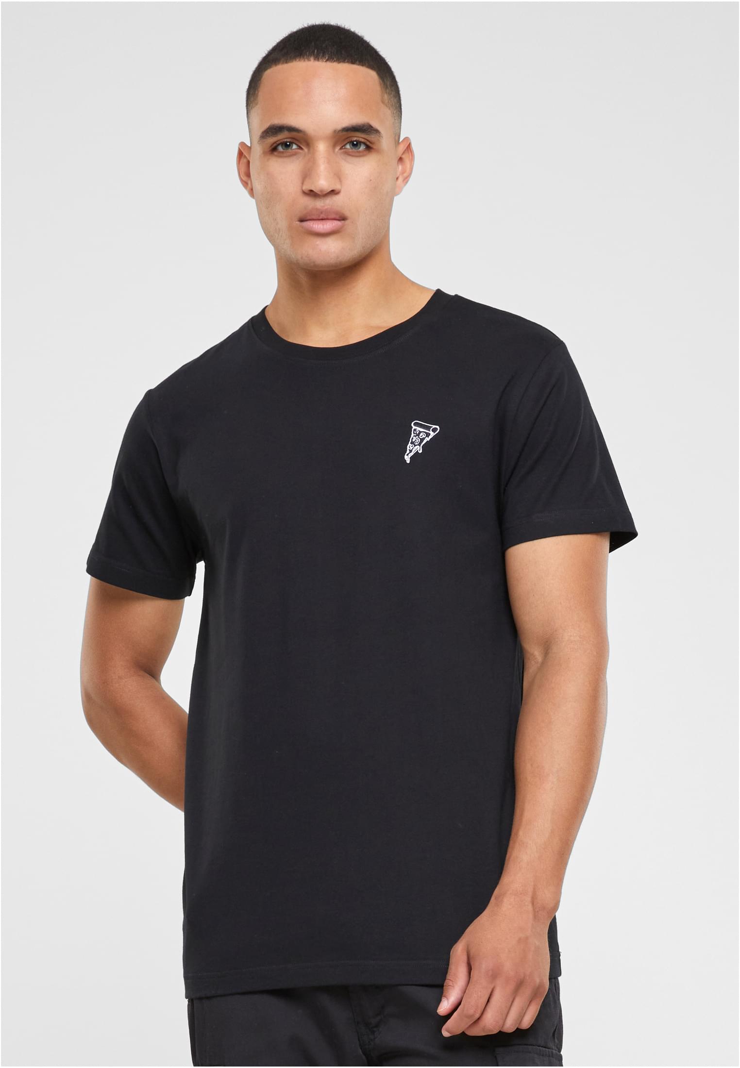 Pizza Tee EMB black XXL - workoutbrands.com