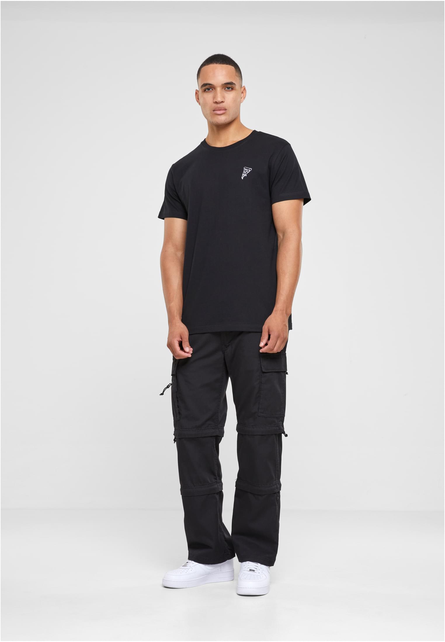 Pizza Tee EMB black XXL - workoutbrands.com