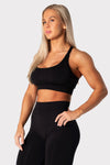 R Prime Scrunch Top – čierna  