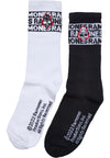 MC Ramones Skull nogavice 2-paket