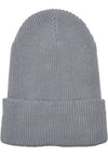Gorro de punto acanalado de hilo reciclado, talla única