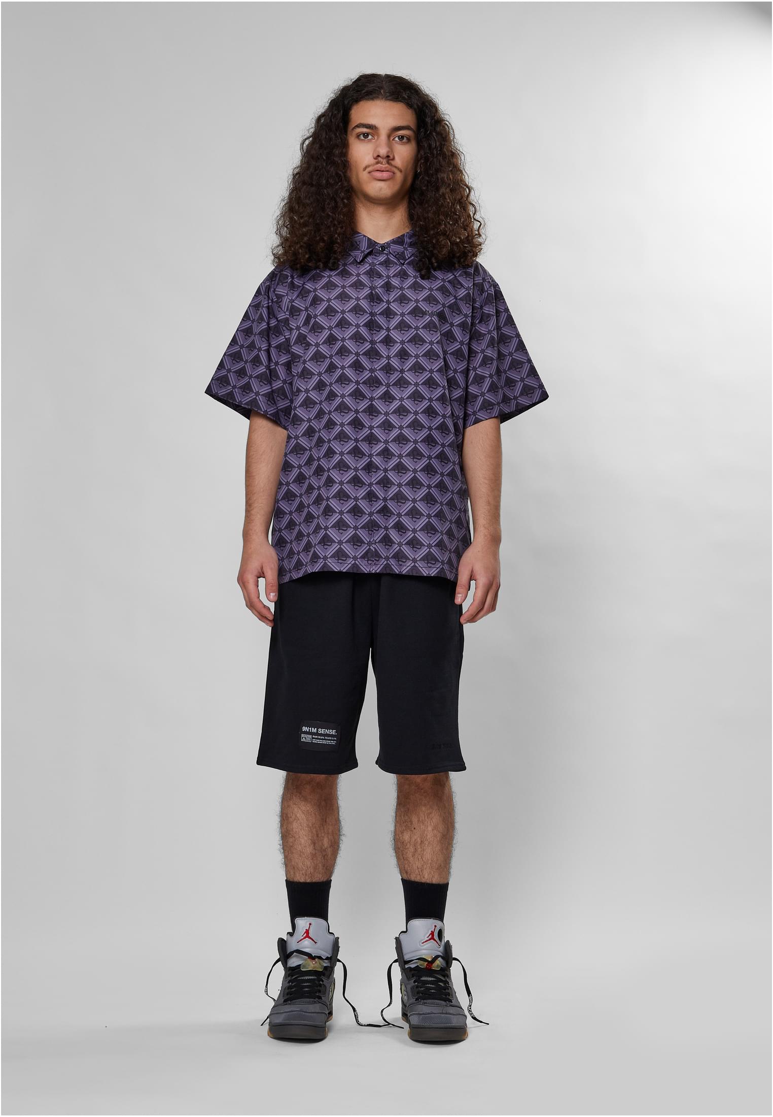 Sense All Over Monogram Print Shirt