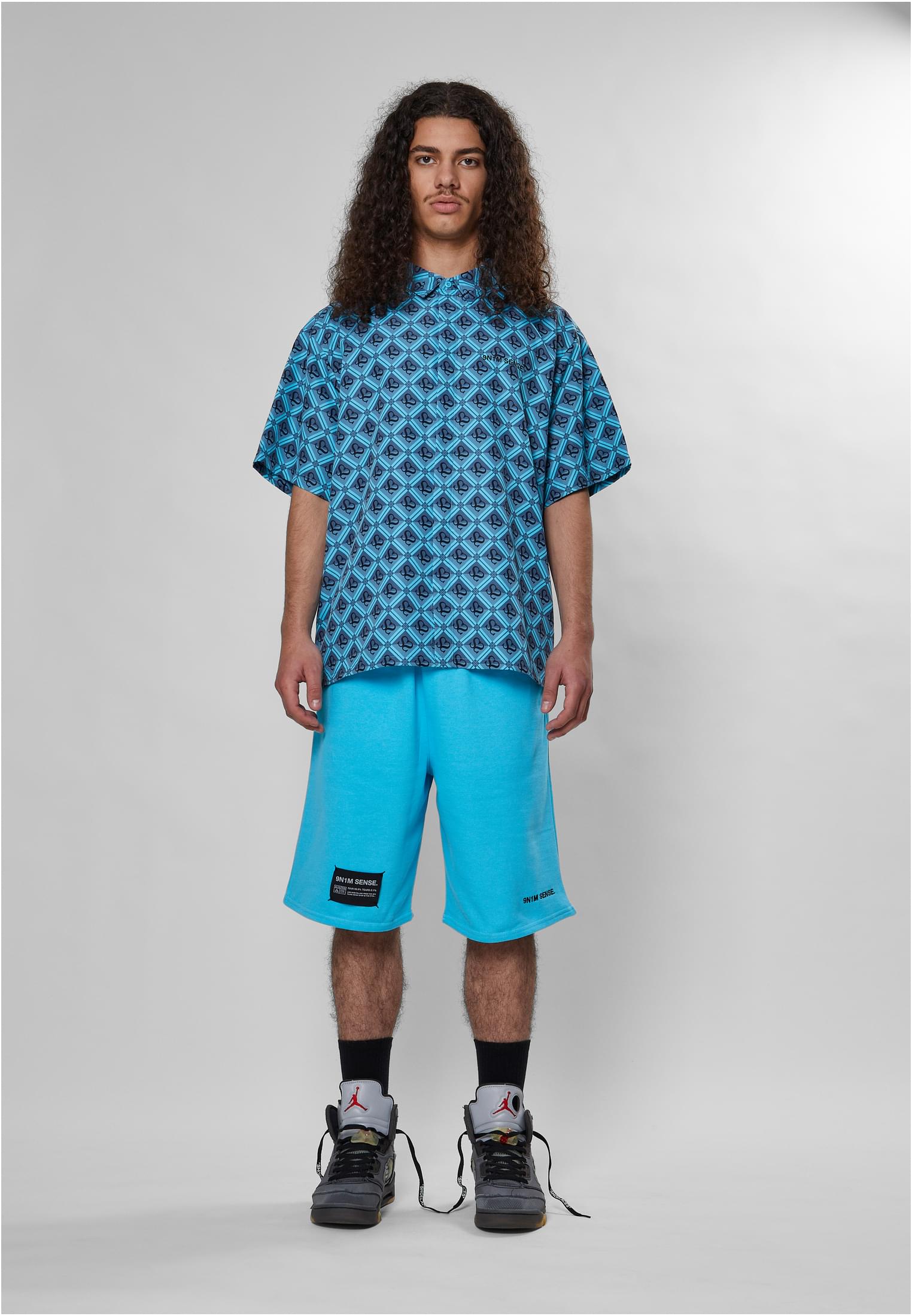 Sense All Over Monogram Print Shirt