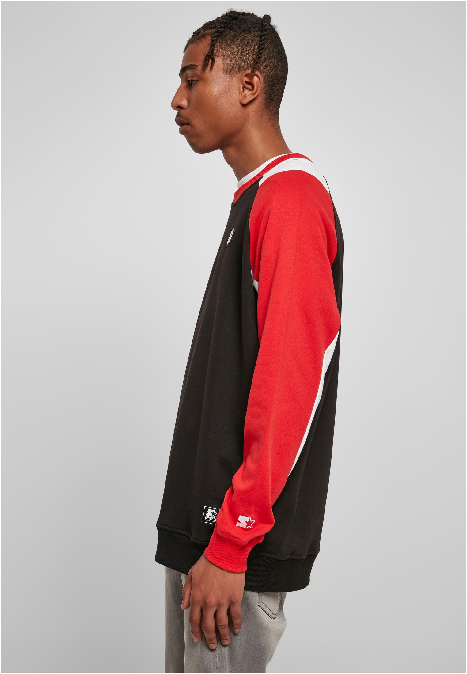 Starter Laser Crew zwart/stadsrood/wit XXL