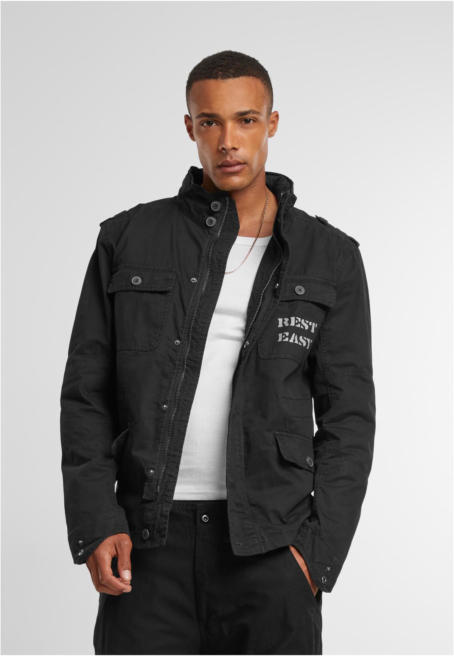 See You Soon Britannia Jacket black XXL - workoutbrands.com