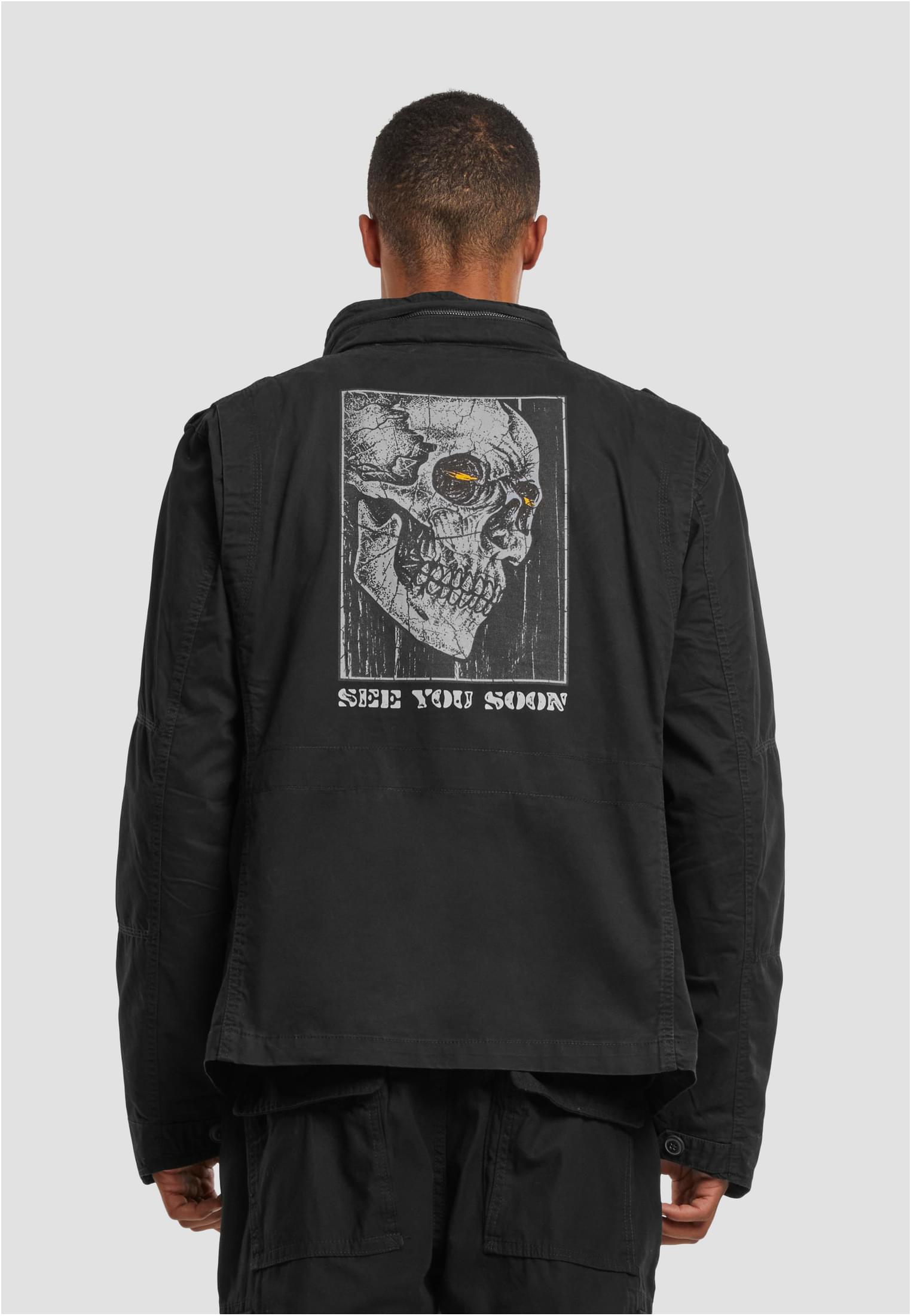 See You Soon Britannia Jacket black XXL - workoutbrands.com