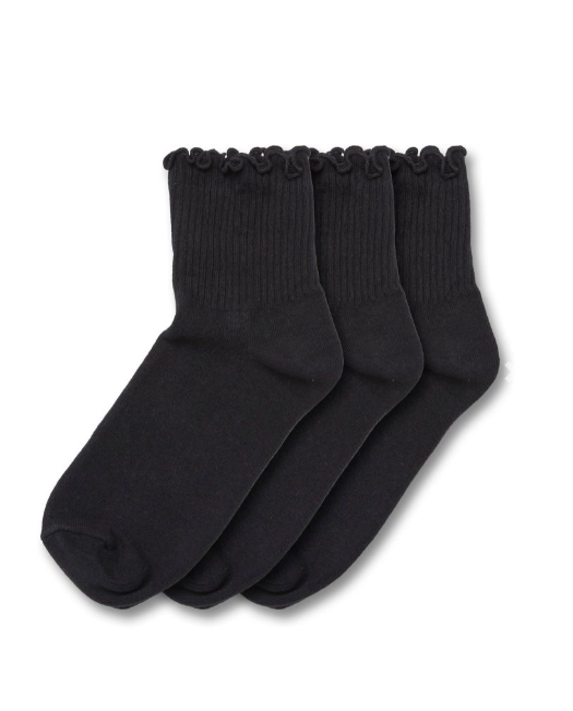 UC Ruffle Socks 3-Pack