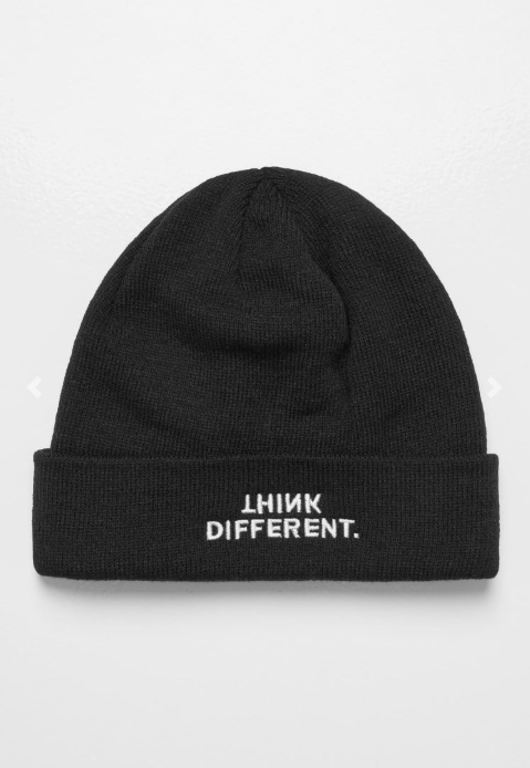 Berretto Think Different nero taglia unica