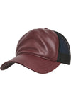 Szintetikus bőr Trucker Snapback egy méretben