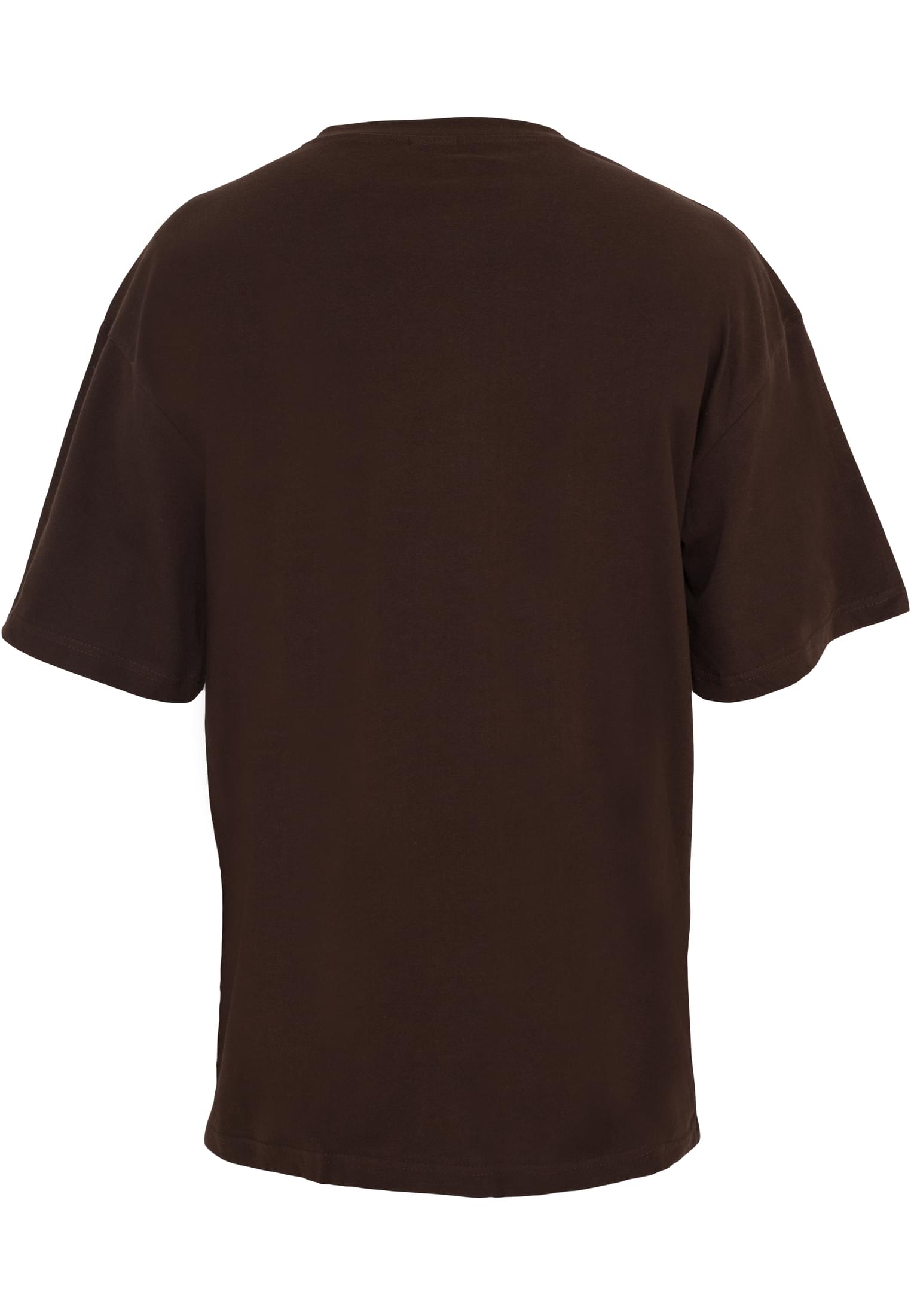 Baksidan av en mörkbrun Tall Tee.