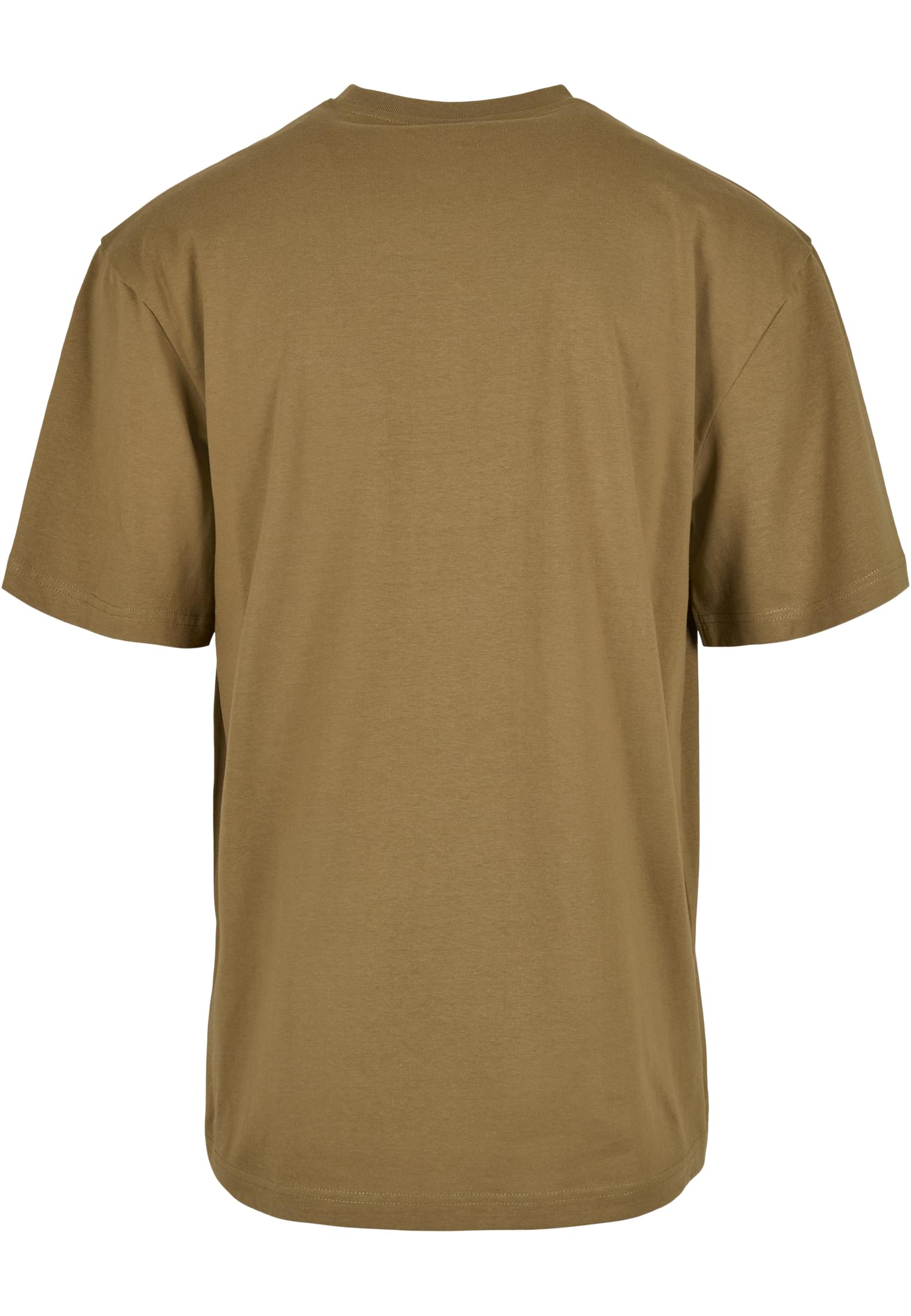 Khakifärgad UC Tall Tee t-shirt för herr, sedd bakifrån.