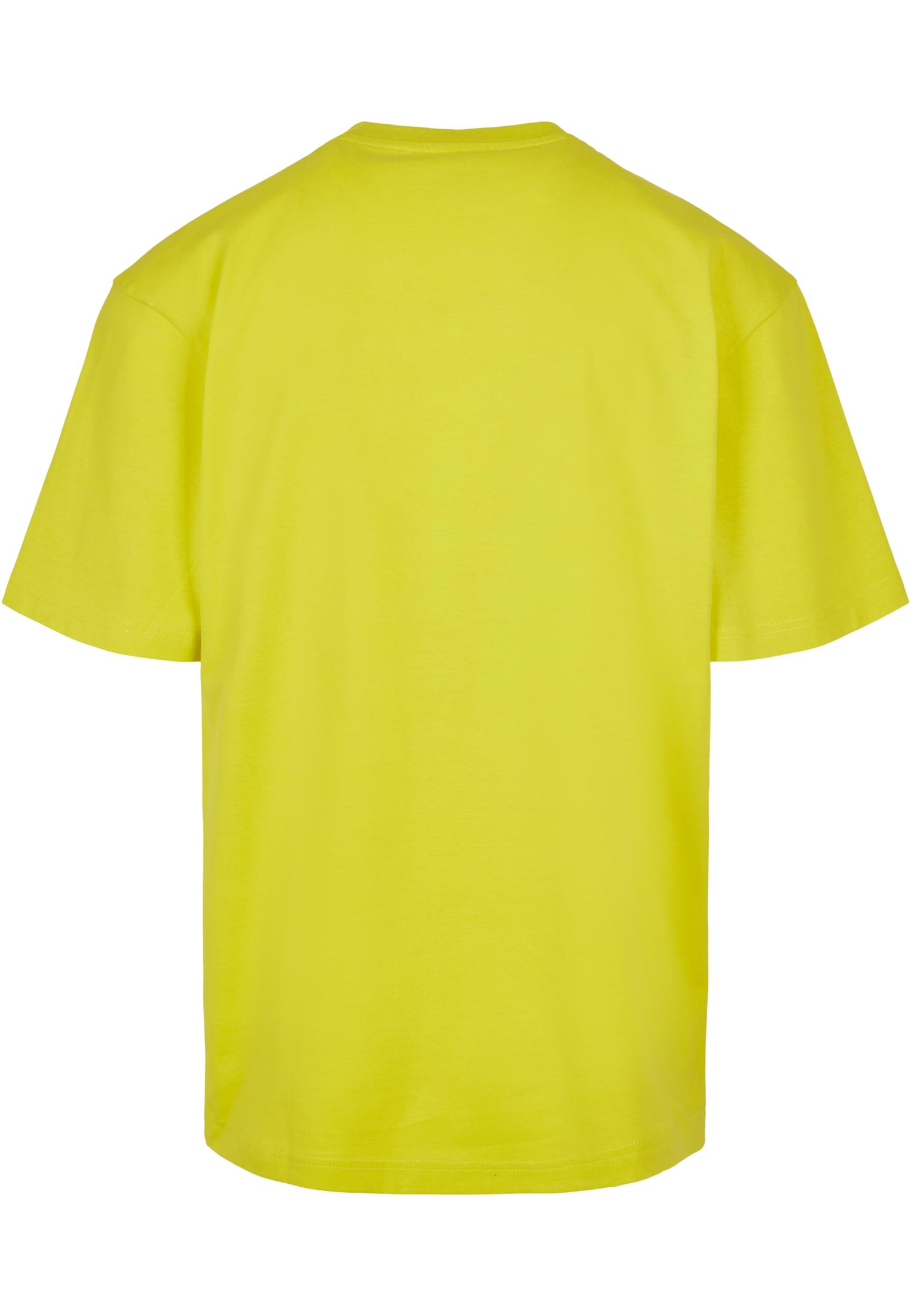 Baksidan av en ljusgrön Tall Tee från Urban Classics.