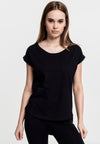 UC Long Back Shaped Slub Tee