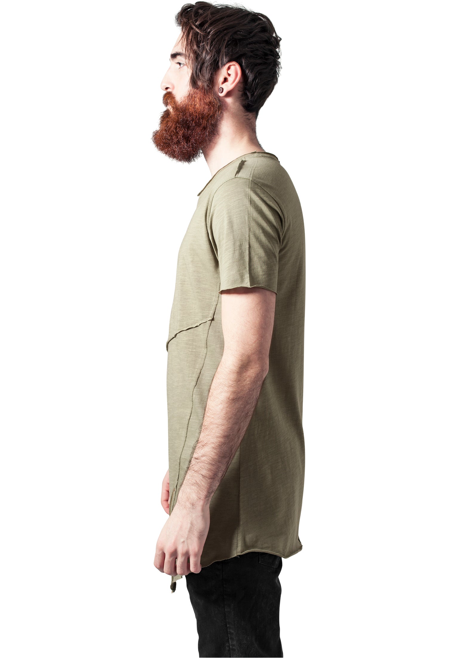 UC Long Open Edge Front Zip Tee