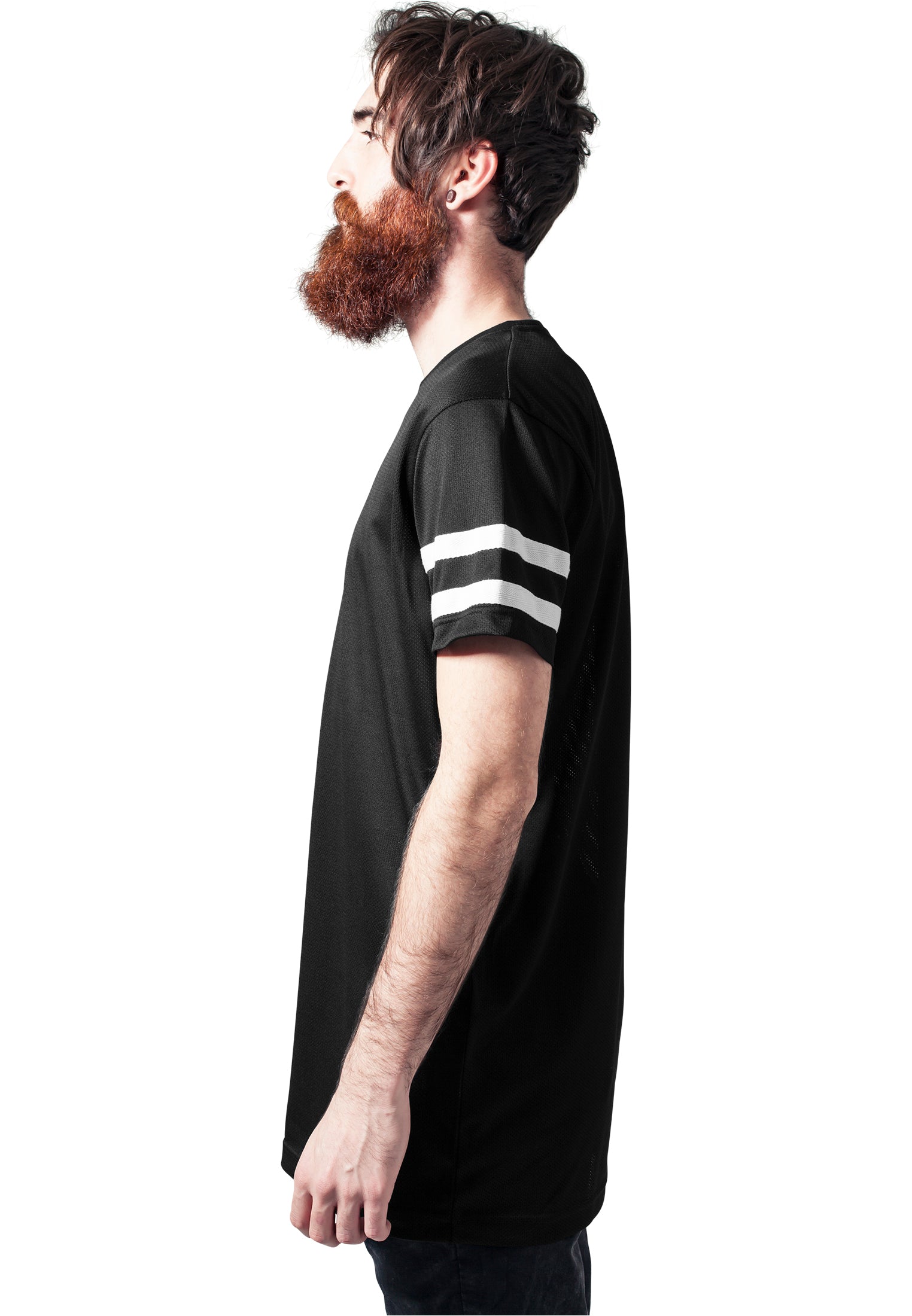 UC Stripe Mesh Tee