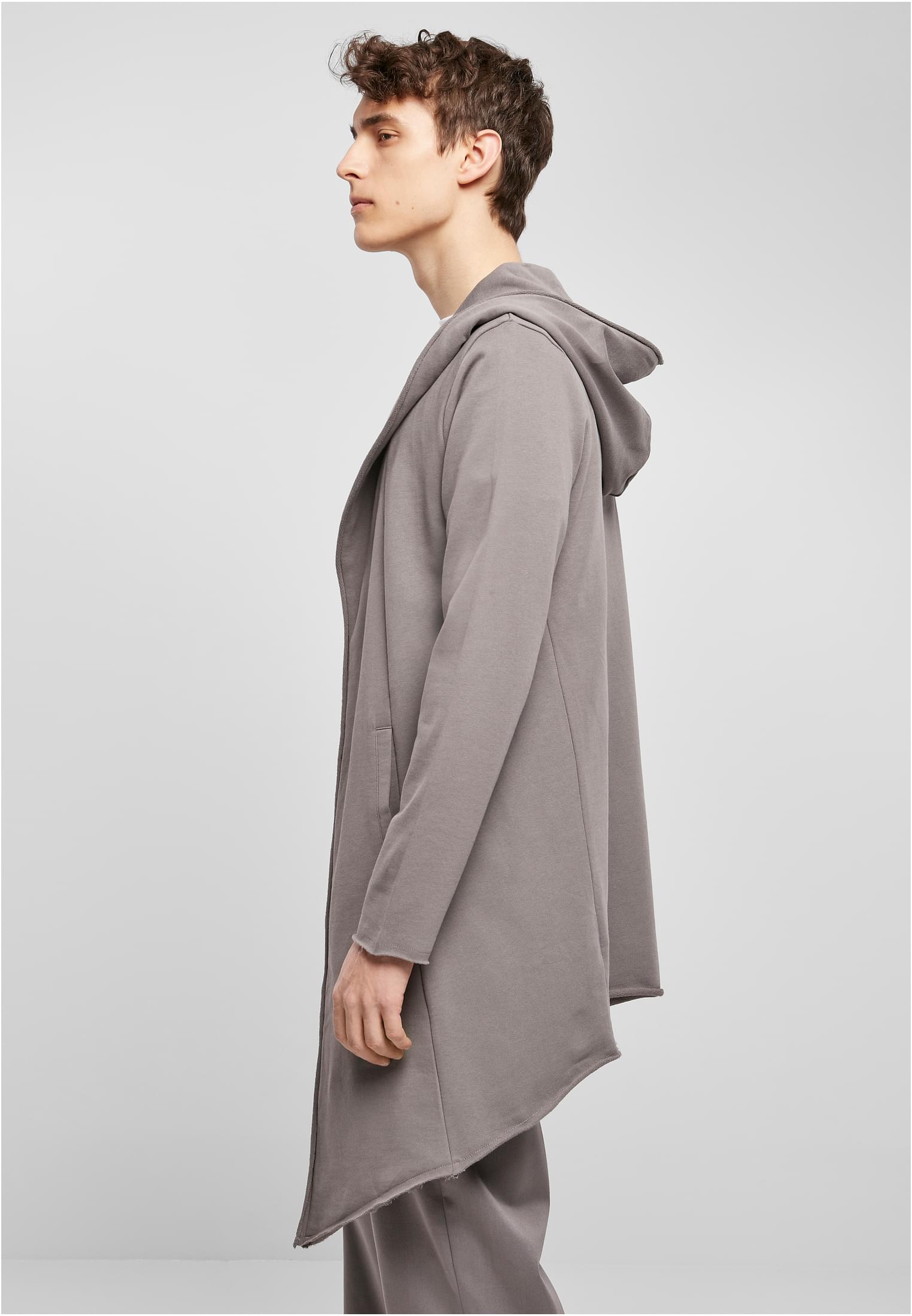 UC Long Hooded Open Edge Cardigan