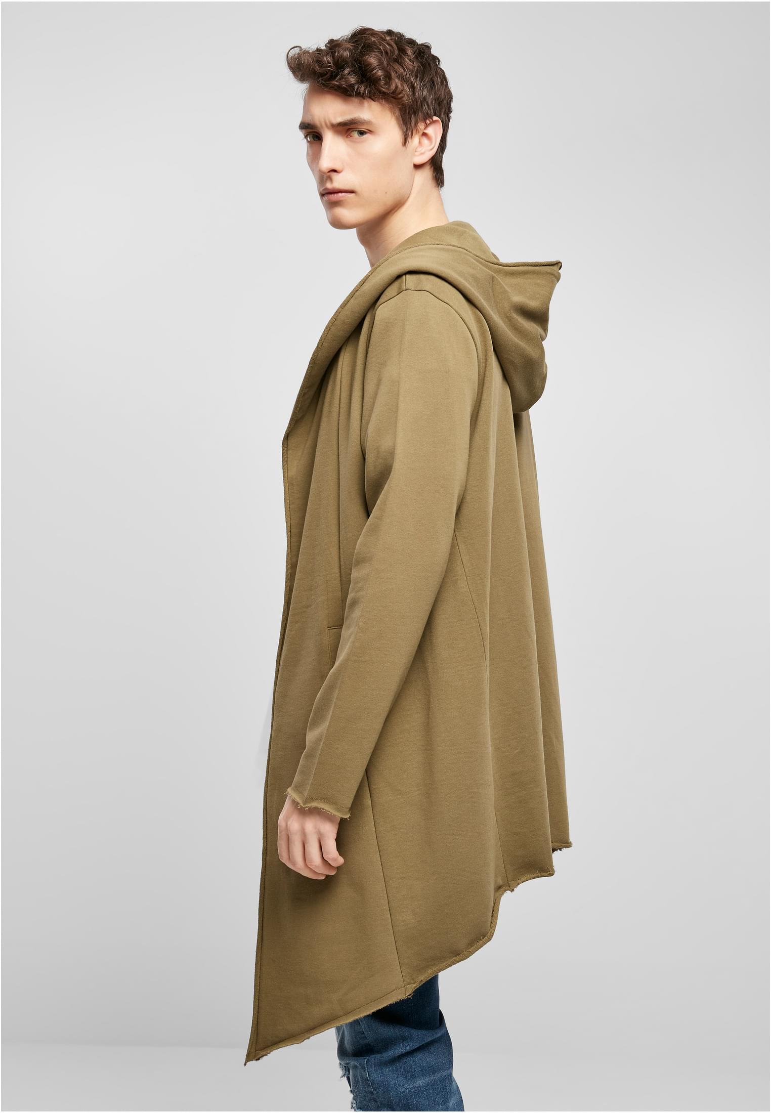 UC Long Hooded Open Edge Cardigan