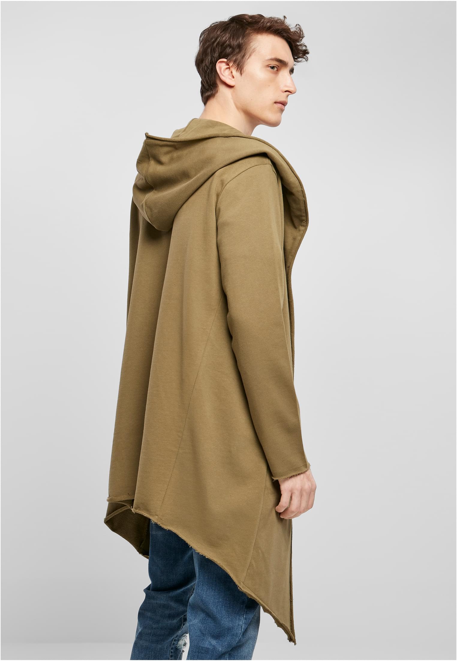 UC Long Hooded Open Edge Cardigan