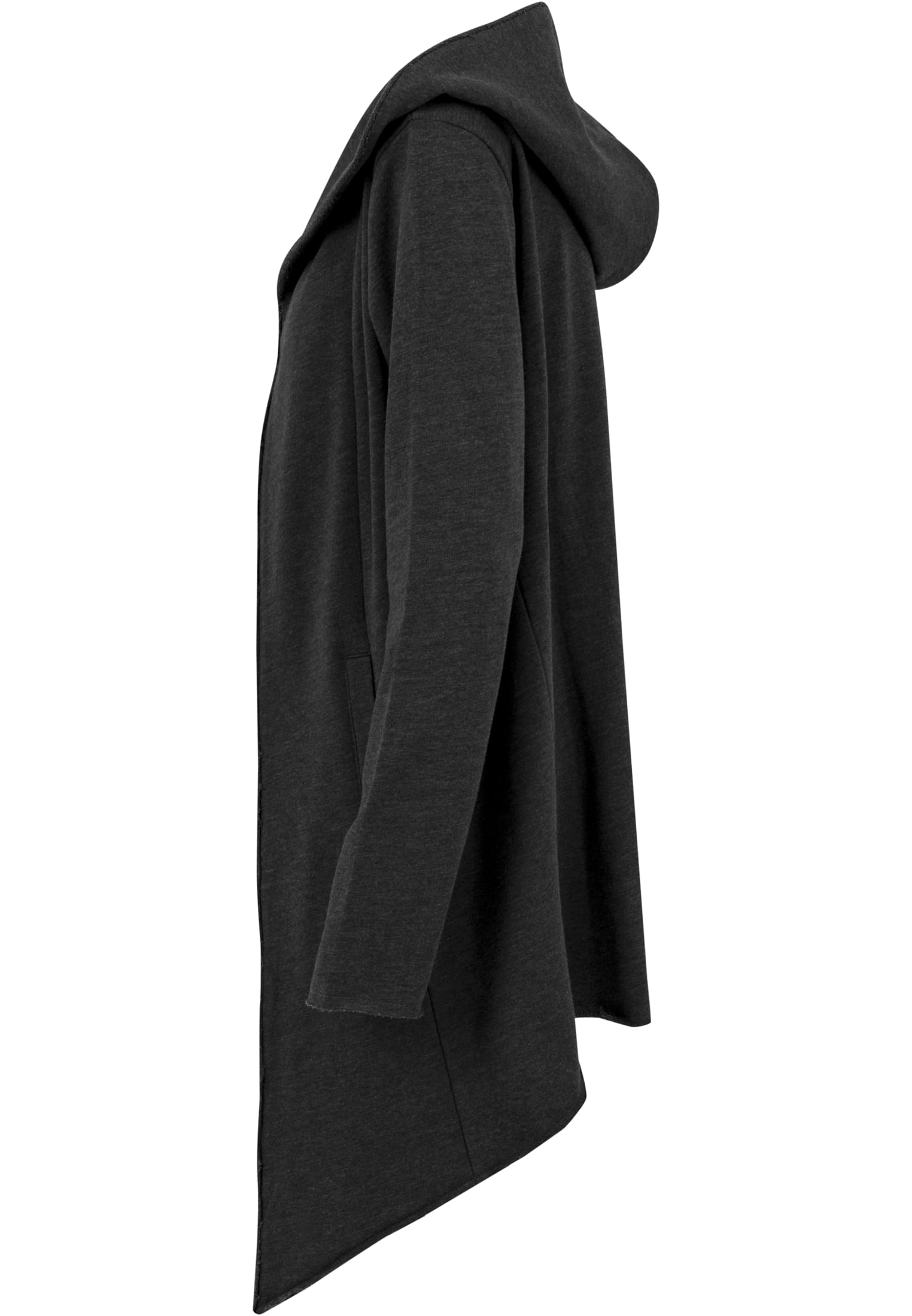 UC Long Hooded Open Edge Cardigan