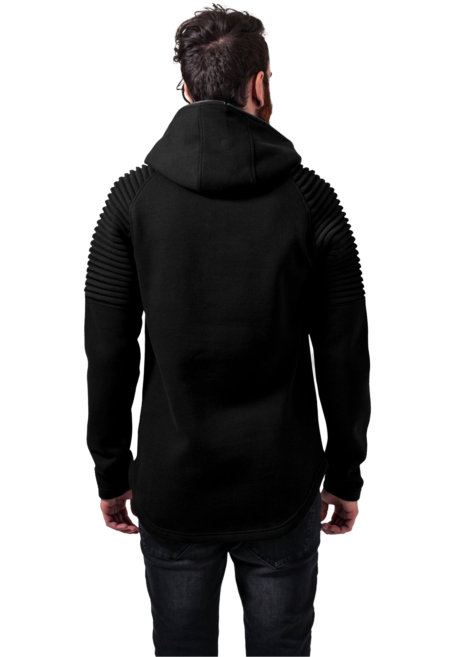 UC Pleat Sleeves Terry Hoody