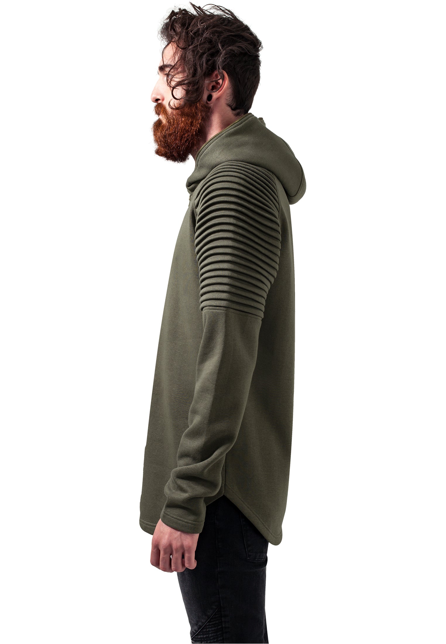 UC Pleat Sleeves Terry Hoody