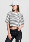 UC – Kurzes, gestreiftes Oversize-T-Shirt