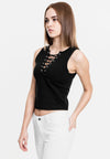UC Lace Up Cropped Top