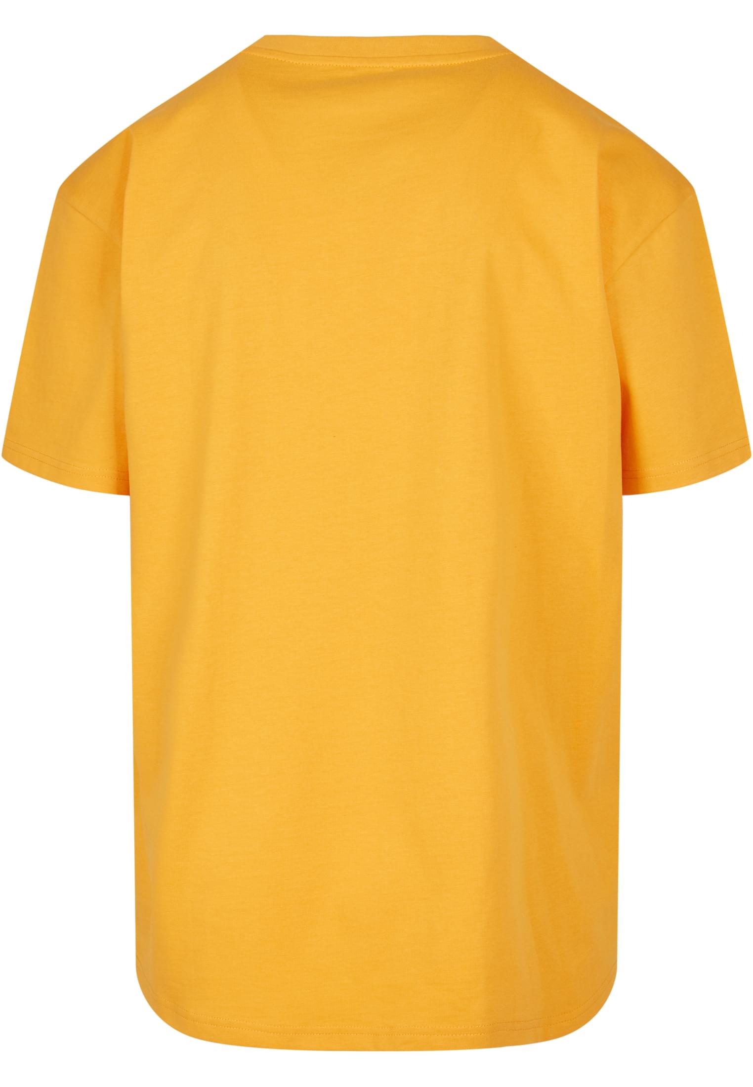 Baksidan av en gul Heavy Oversized Tee.