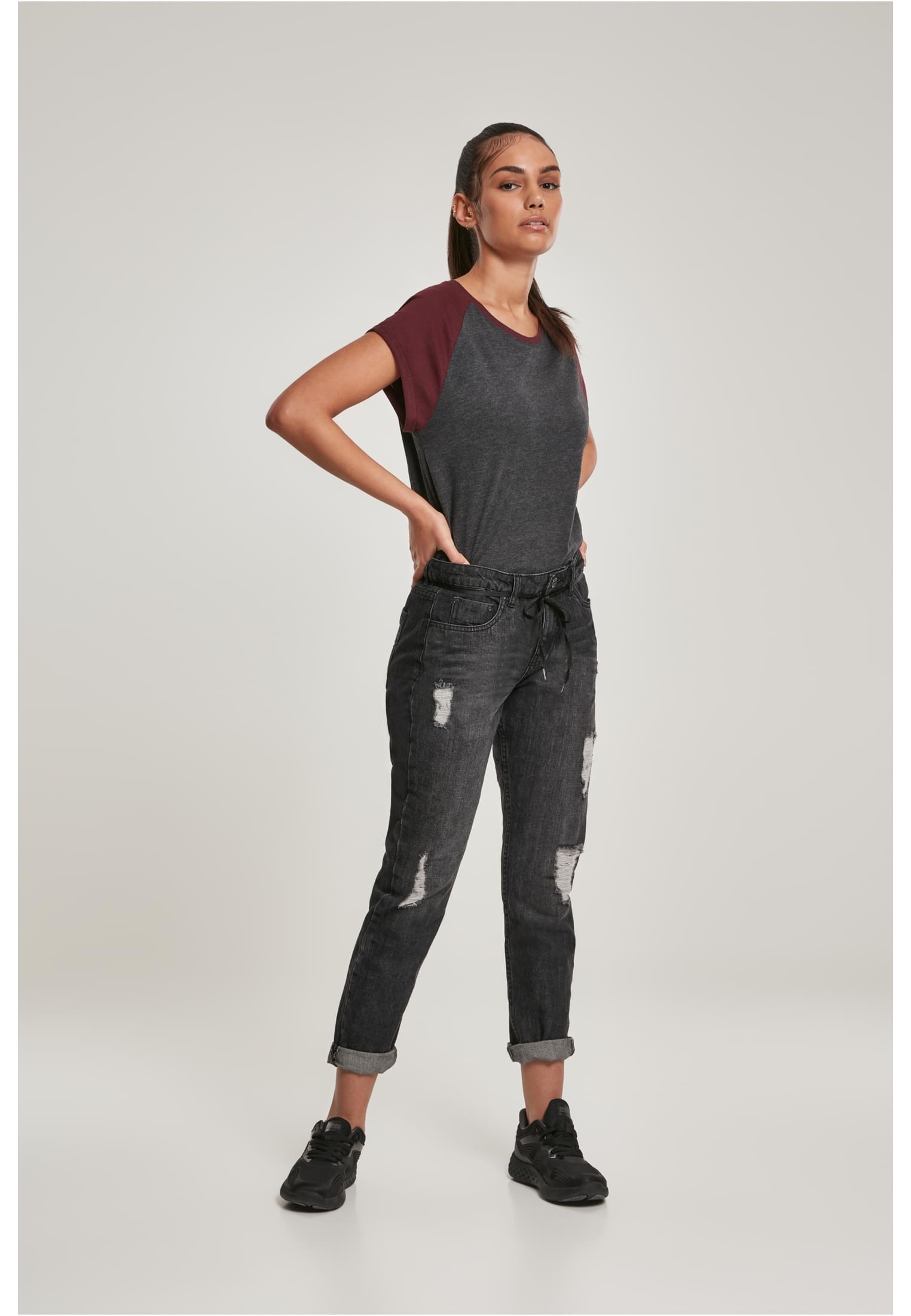 Ladies Contrast Raglan Tee