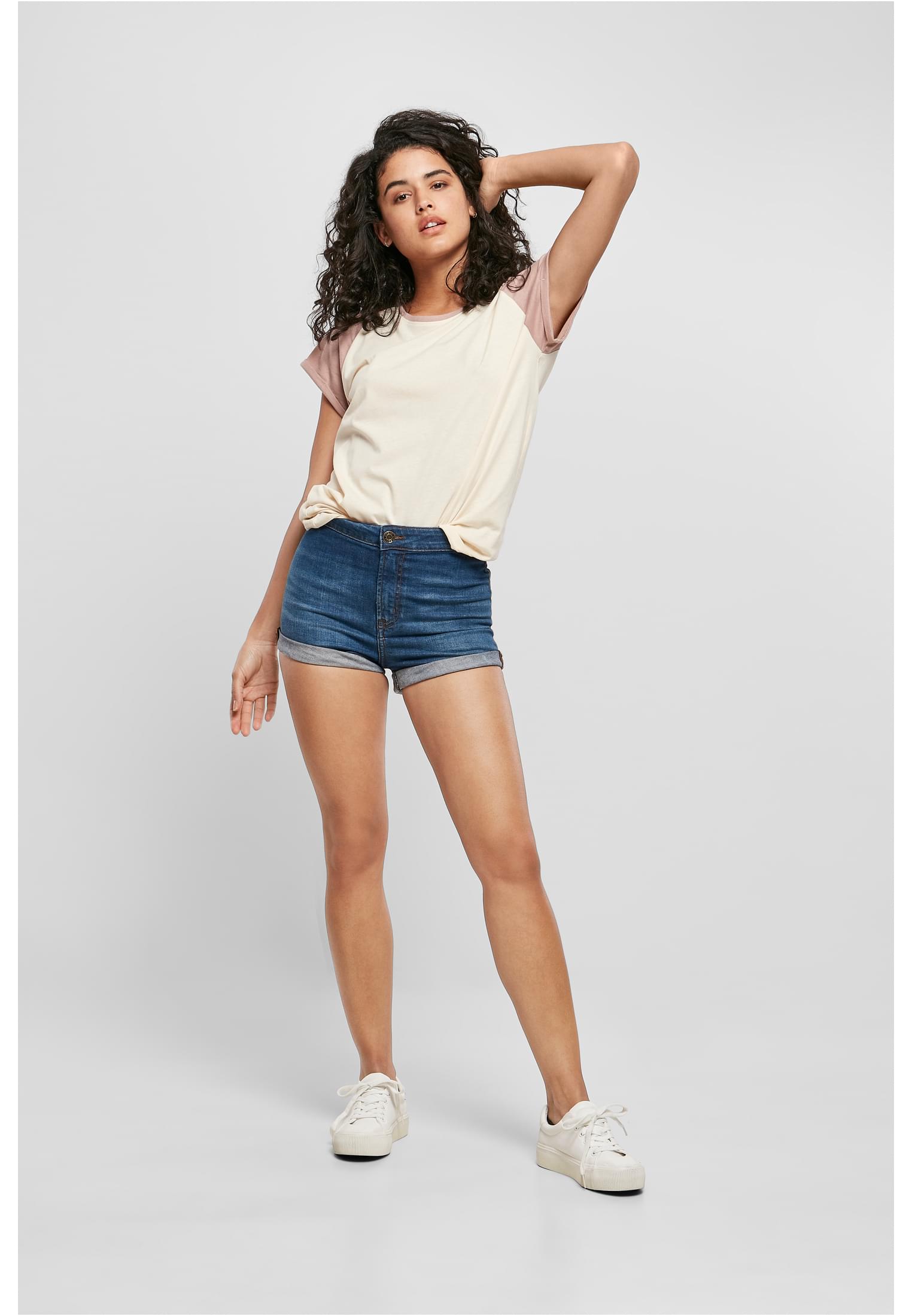 Ladies Contrast Raglan Tee