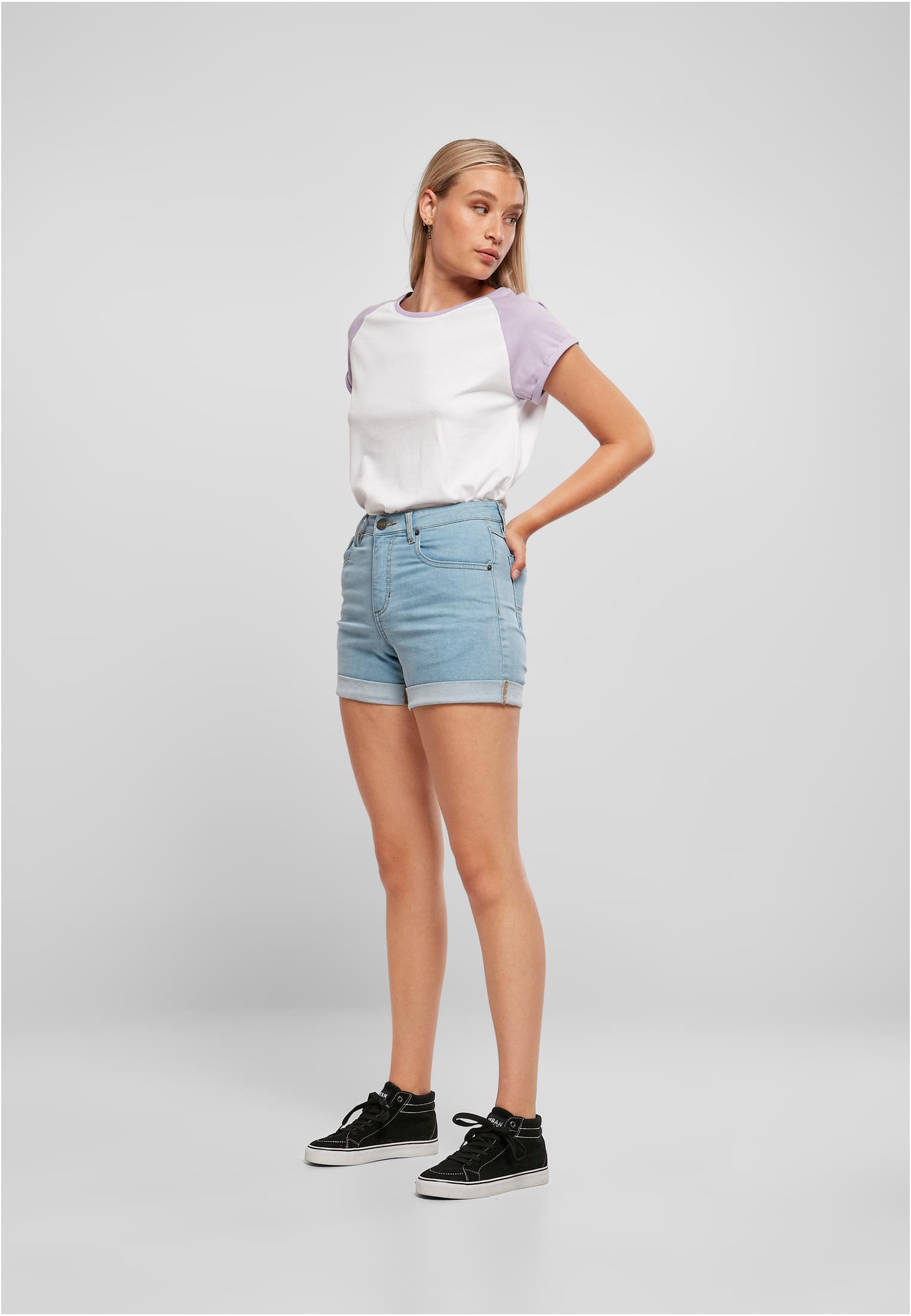 Ladies Contrast Raglan Tee