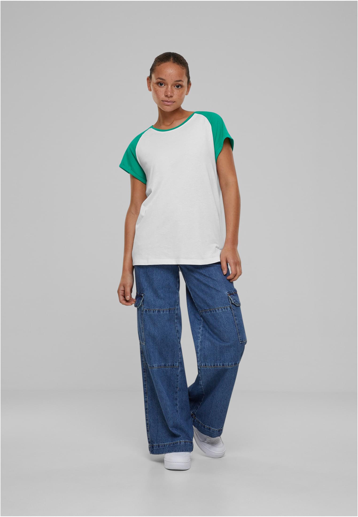 Ladies Contrast Raglan Tee